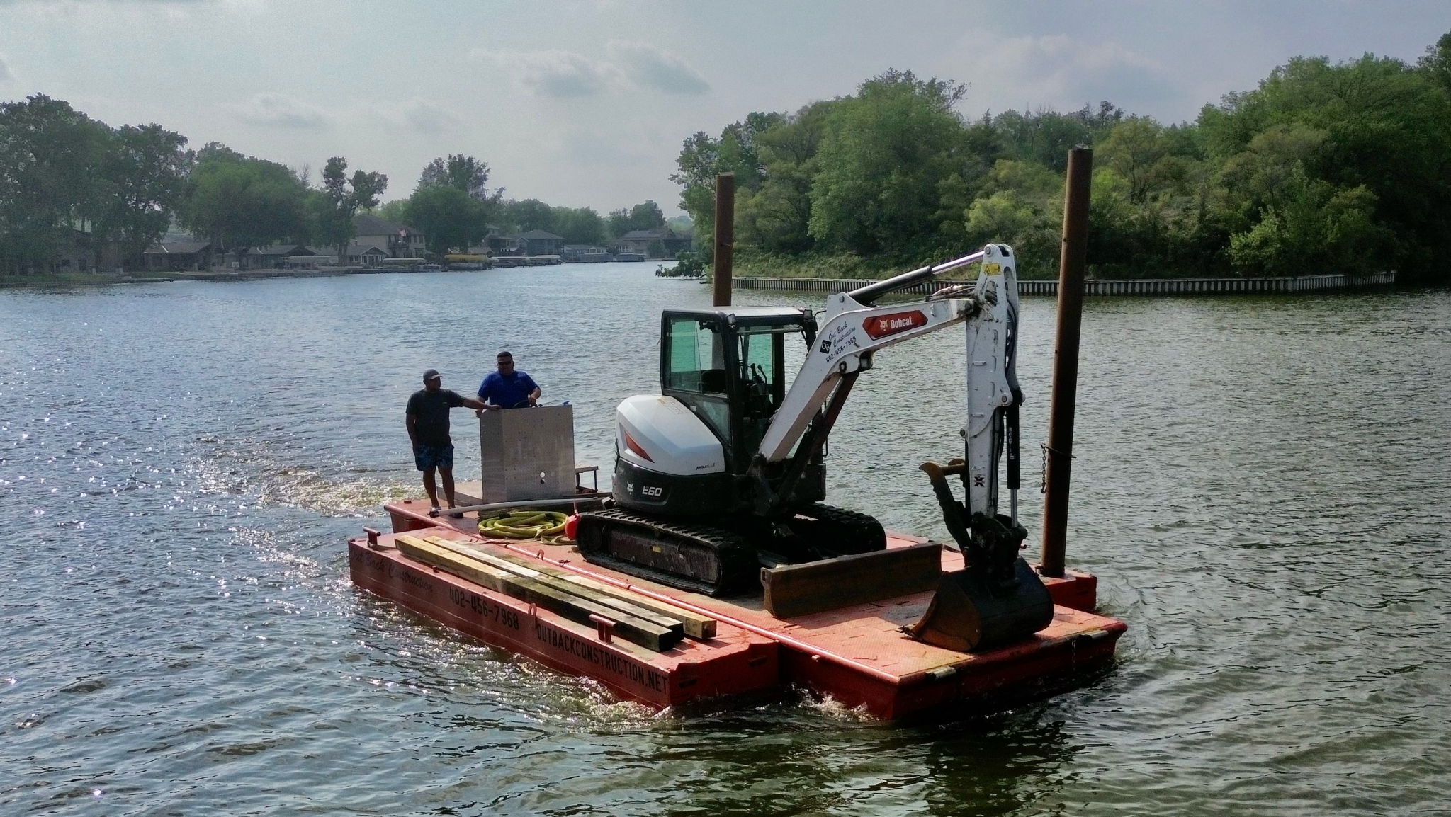 Omaha Barge Construction & Services | Waterfront Property: Barge Work